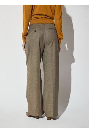 Pantalón doble pinzas pata de gallo