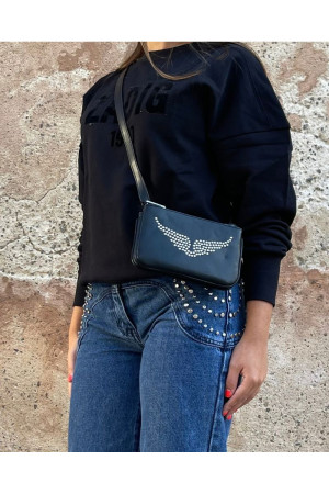 Bolso Zadig & Voltaire logo tachas