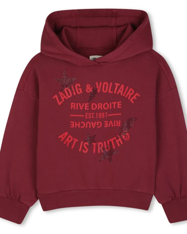 Sudadera granate...