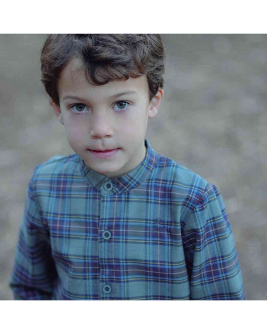 Camisa niño cuadros