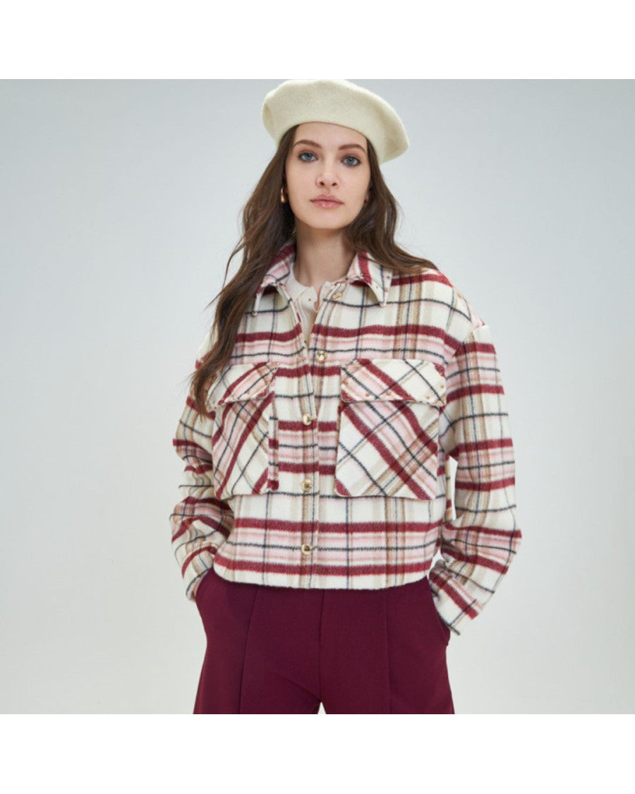 Chaqueta de paño cuadros