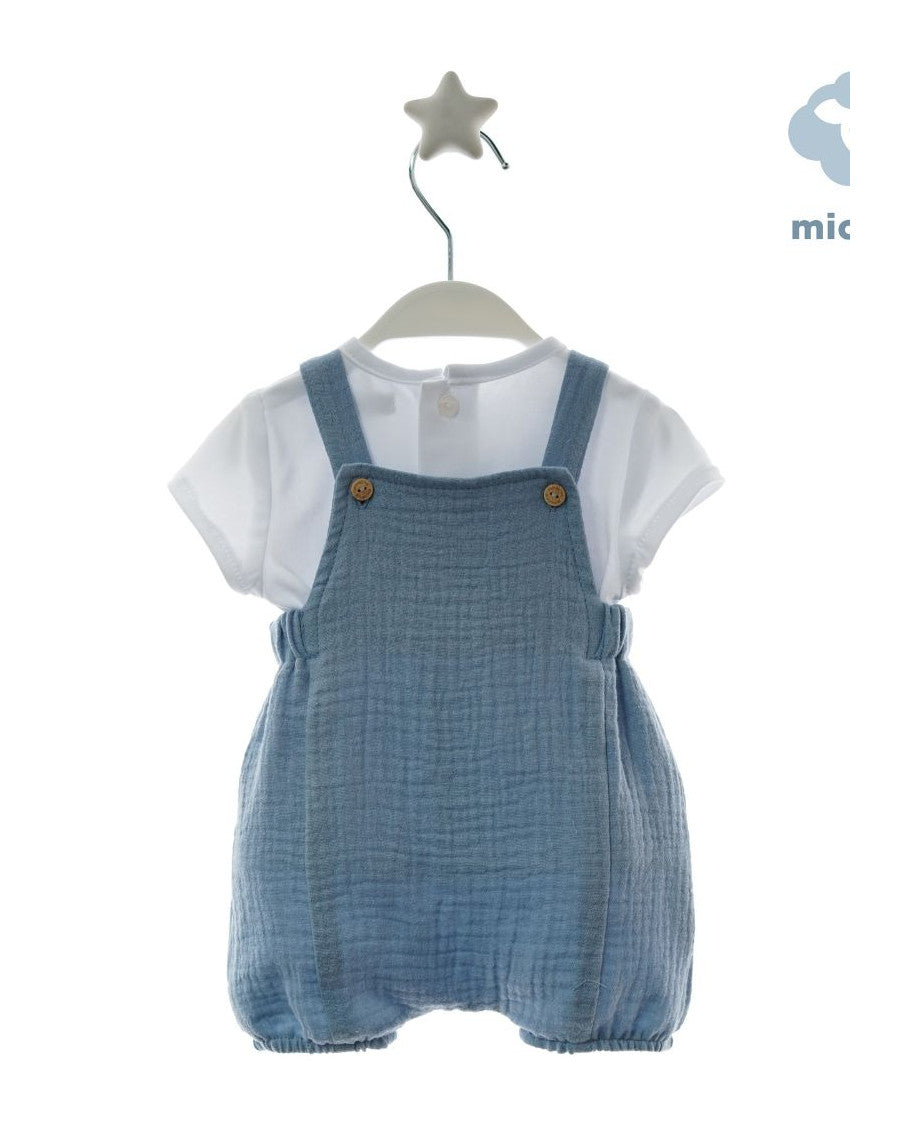 Conjunto camiseta y peto bambula