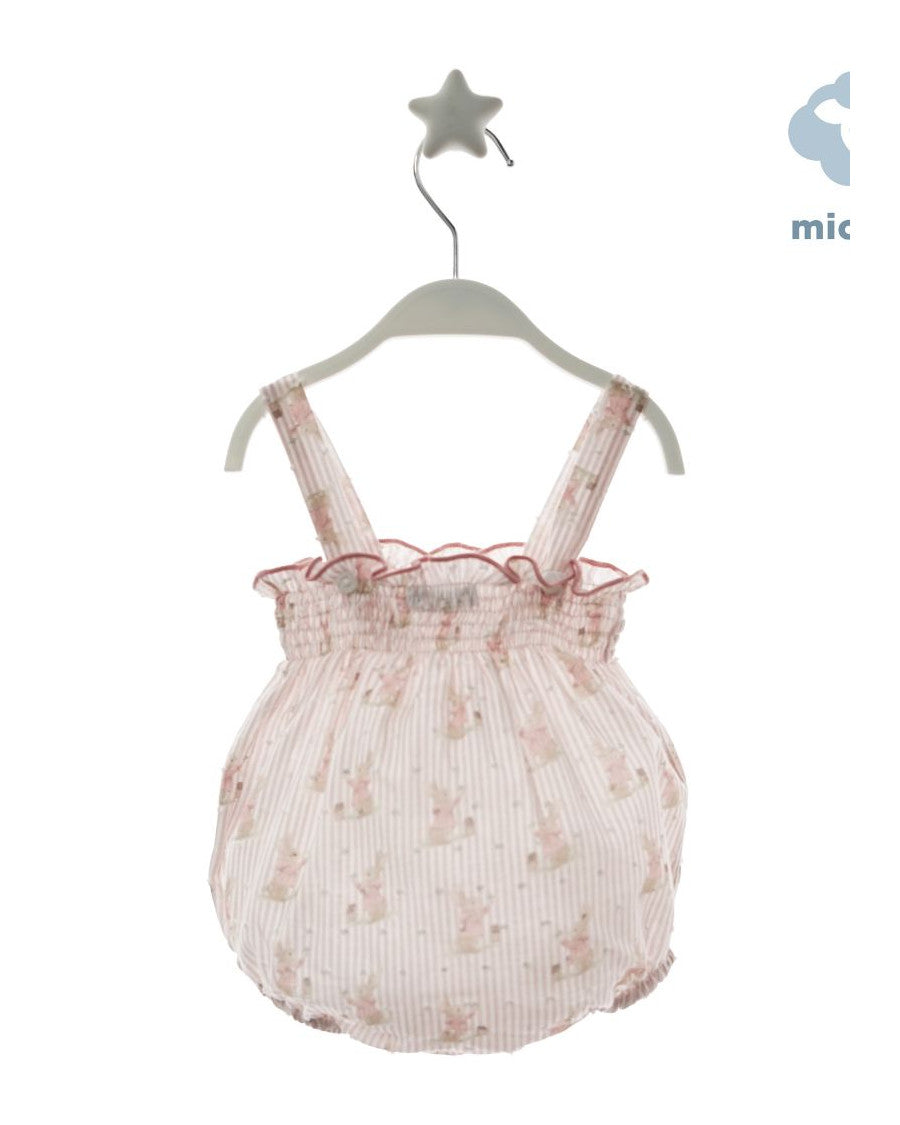 Ranita rayas conejitos rosa