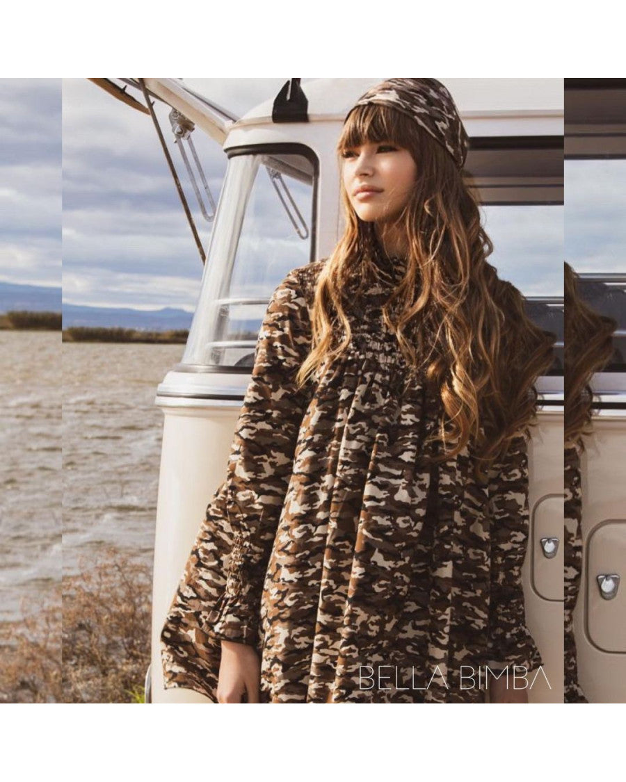 Vestido camuflaje